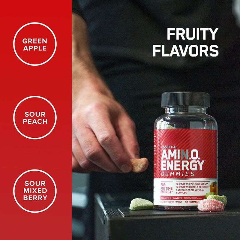 Des suppléments végétaliens à marque privée Amino Energy Gummies pour soutenir la récupération musculaire
