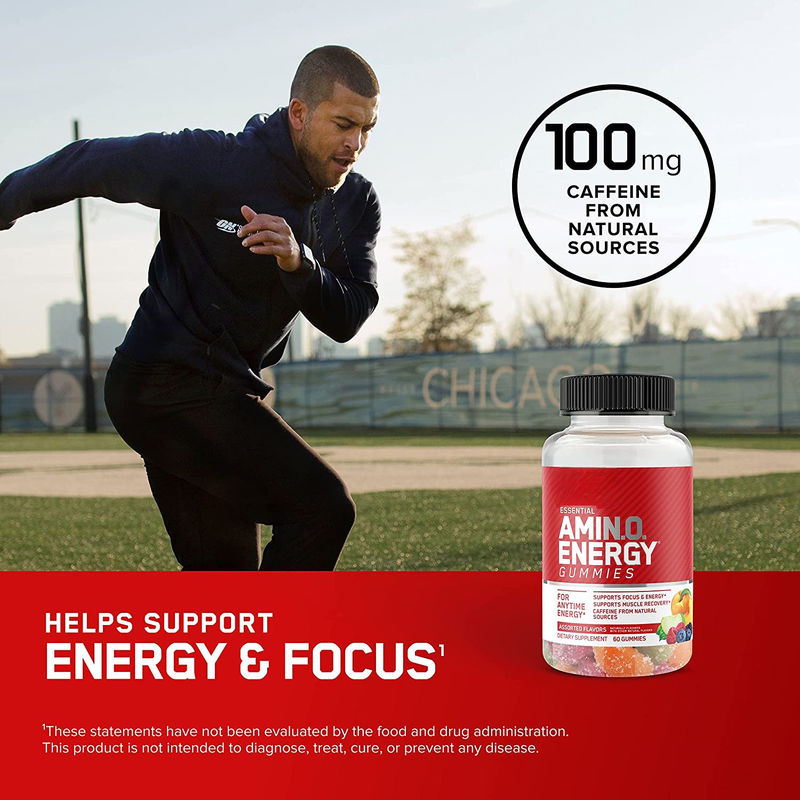 Des suppléments végétaliens à marque privée Amino Energy Gummies pour soutenir la récupération musculaire