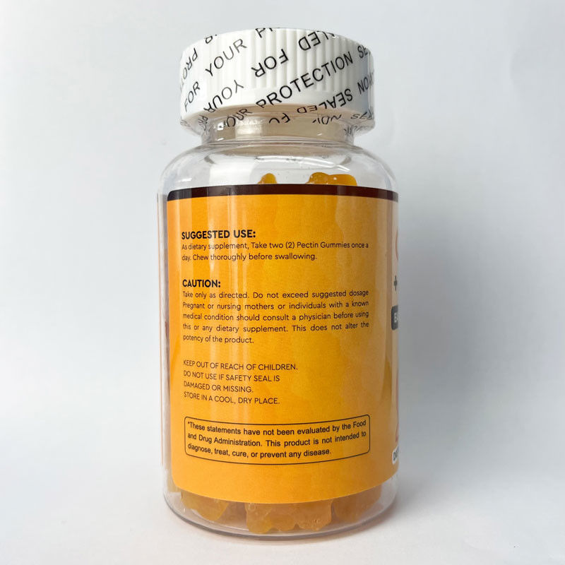 Étiquette privée Vegan Kids Dha Gummy Candy Suppléments de soutien au cerveau Intelligence Booster huile de poisson Oméga 3 gommes