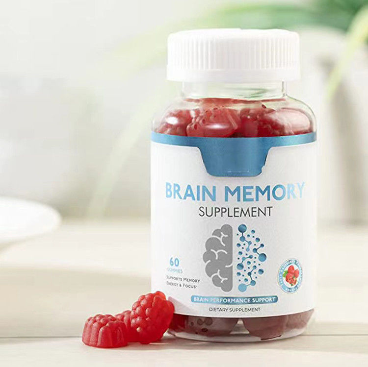 Oem Private Label Vegan Gummy Candy Focus Améliorer la mémoire Nootropiques Booster du cerveau Supplément Nootropique Gommes