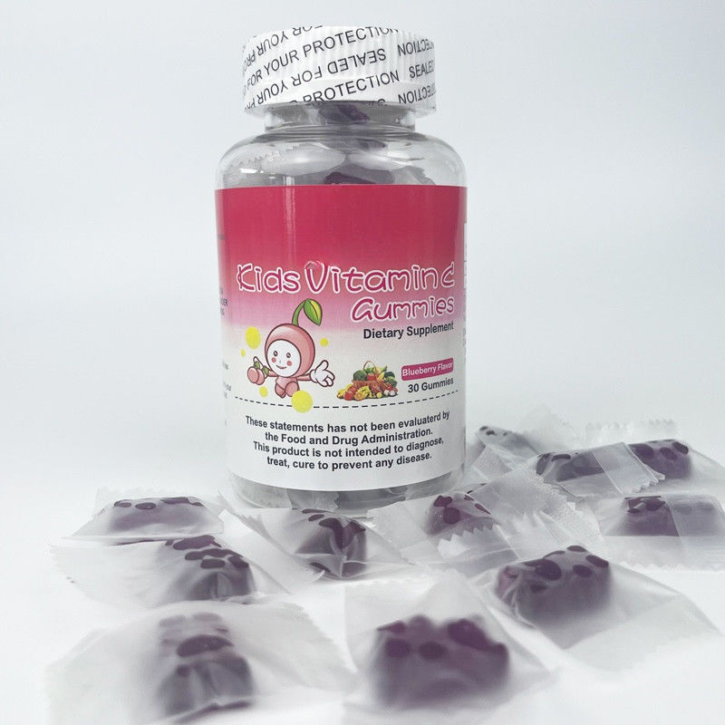Étiquette privée Oem Sans sucre Pour enfants Supplément immunitaire Vitamine C Gummy pour enfants