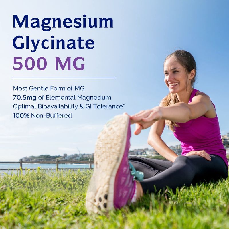 Les capsules de glycinate de magnésium d'Oem soutiennent le soulagement du stress, le sommeil, la santé cardiaque, les nerfs, les muscles et le soutien des os