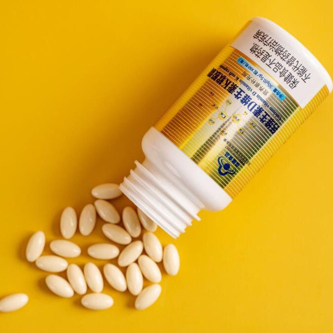 Capsules personnalisées pour le soutien immunitaire Santé des os Calcium et vitamine D3 K2 Softgel
