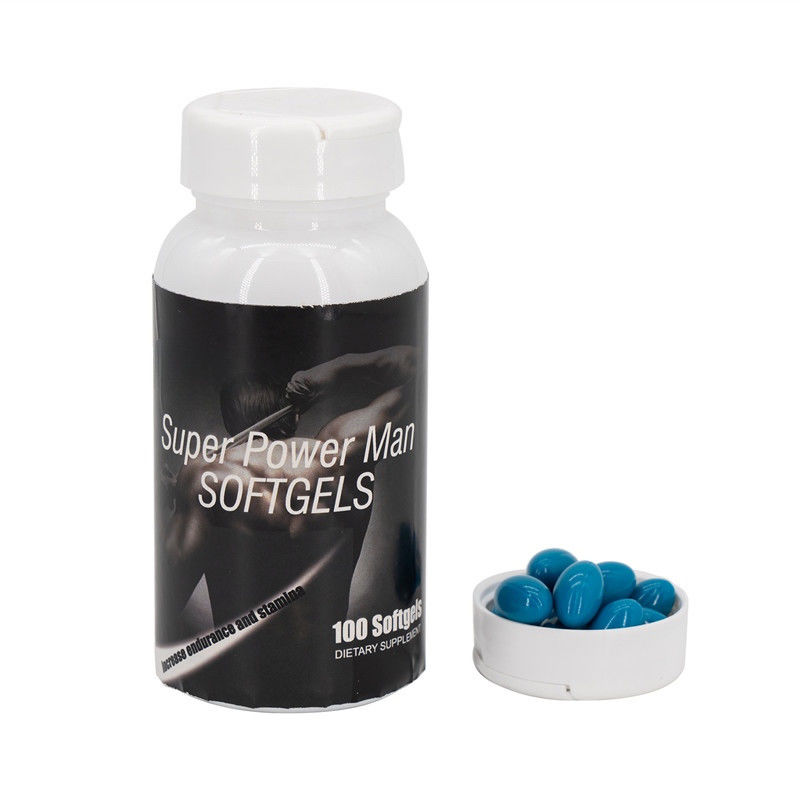 Produit d' origine unique de marque personnalisée formule homme de vente chaud Suppléments Super Power Softgel Capsules