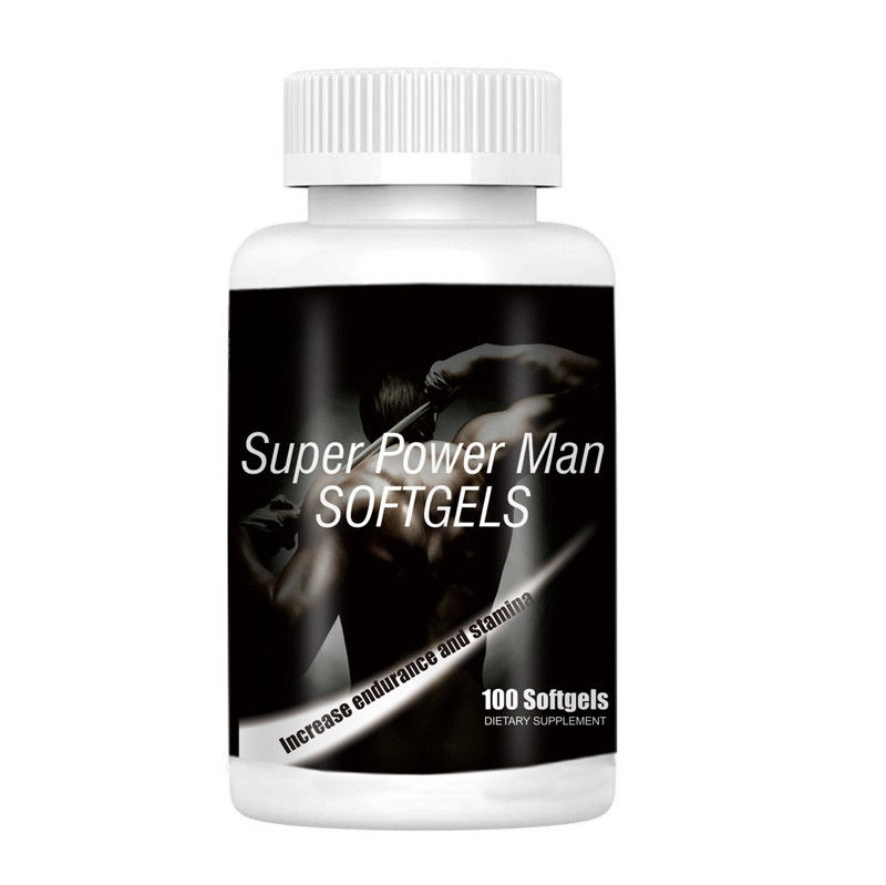 Produit d' origine unique de marque personnalisée formule homme de vente chaud Suppléments Super Power Softgel Capsules
