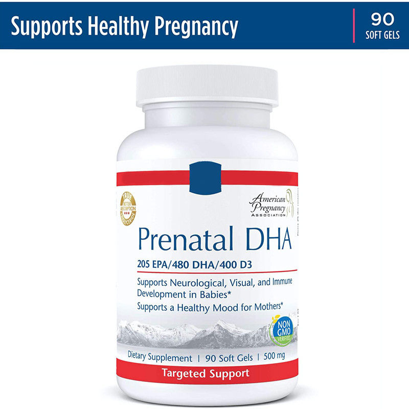 Oem Supplément de grossesse Dha/epa Oméga 3 Softgel pour soutenir le développement du cerveau chez les bébés pendant la grossesse
