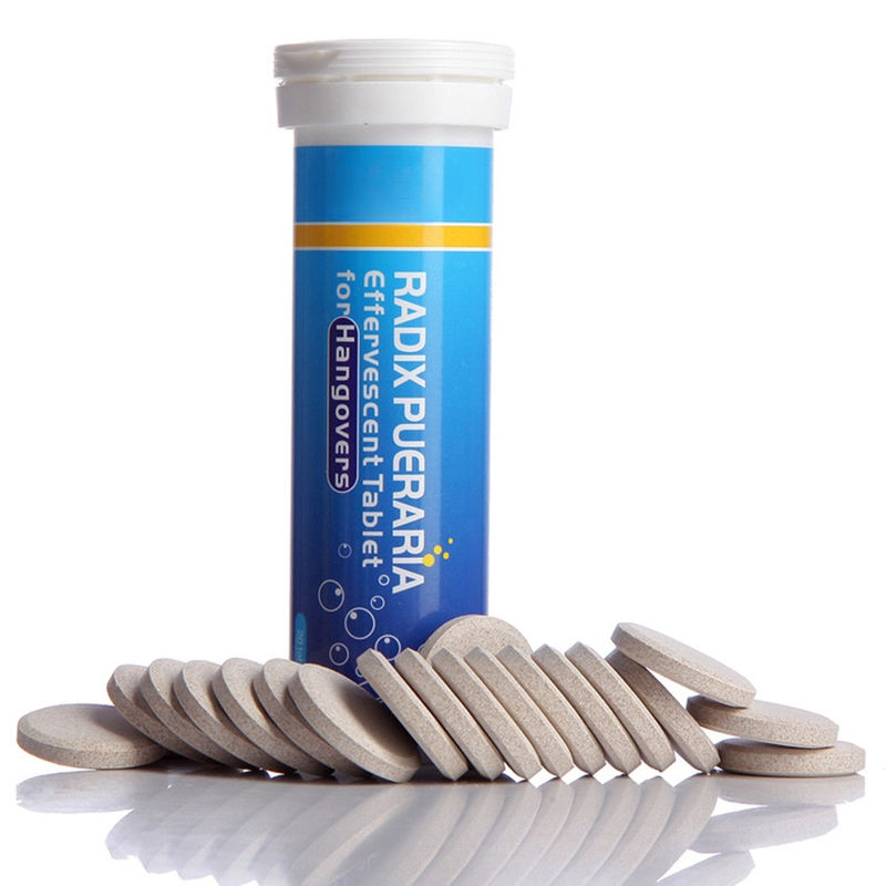 Produit de marque personnalisé Formule Suppléments à base de plantes Protection du foie Soulagement de la gueule de bois Tablettes effervescentes