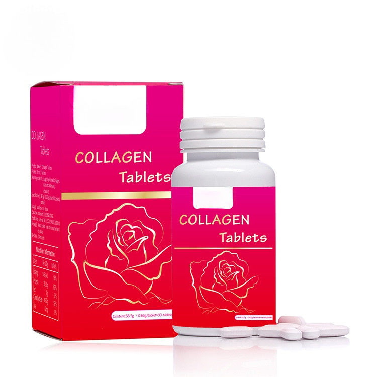 Produits de marque personnalisés Suppléments de formule personnalisés Capsules blanchissantes pour la peau Comprimés de collagène d' hirondelle à mâcher