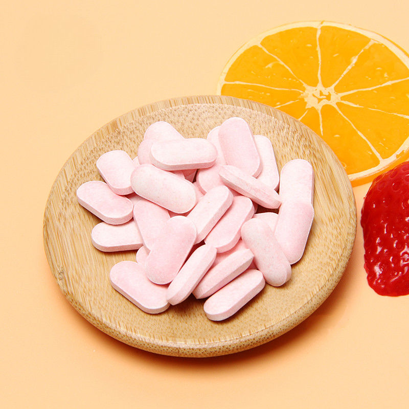 Produit de marque privée pour blanchiment de la peau Suppléments d' immunité personnalisés Vitamine C 100 mg 500 mg Comprimés à mâcher