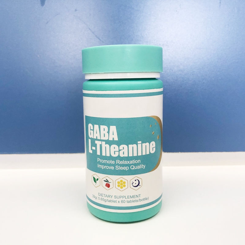 Tablette naturelle saine de Gaba L-théanine Capsule pour protéger le nerf cérébral et favoriser le sommeil